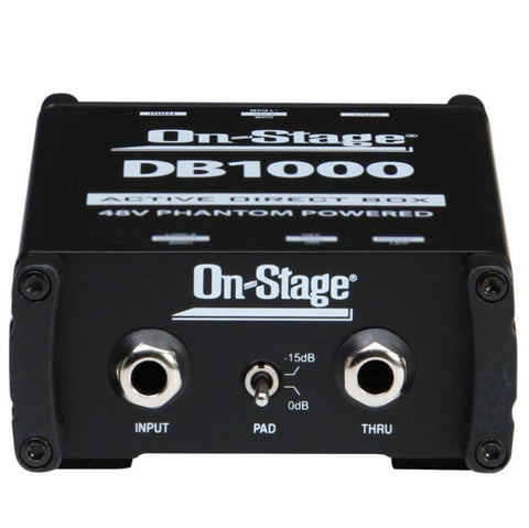OnStage DB1000 Active DI Box