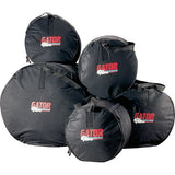 GATOR GP-FUSION-100 Protector Percussion Fusion Drum Set Bags: 22"X18", 10"X9", 12"X10", 14"X12", 14"X5.5"