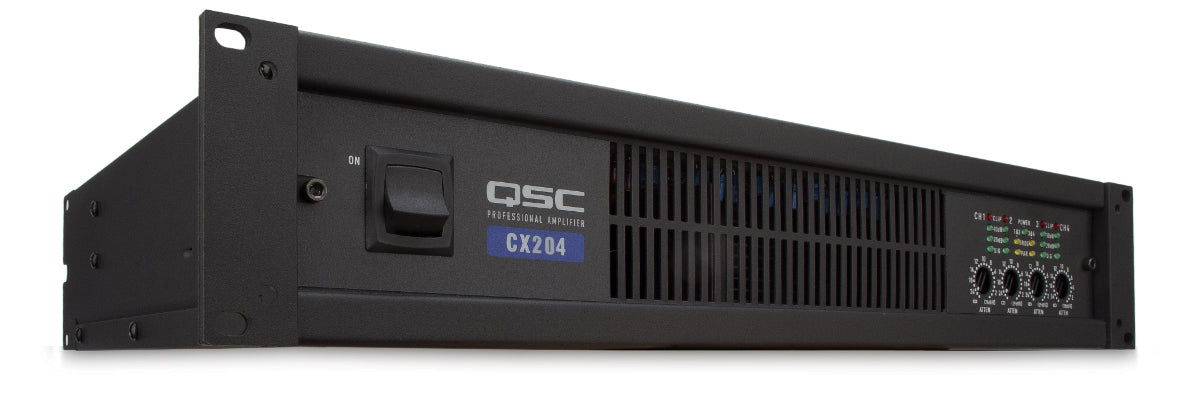 QSC CX204V 4 channels, 200 watts/ch at 70V
