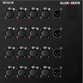 Allen & Heath AH-DX164-W Wall box I/O Expander 16 Mic/Line in, 4 Line out