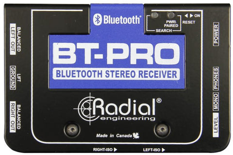 Radial BT-Pro top view horizontal