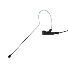 THOR HM-SEO9-T-TA4F (Tan / Brown / Black)Hammer SE-9 Single Ear Microphone 90mm Omni-Directional, Headset Adapter, w/TA4F Connector
