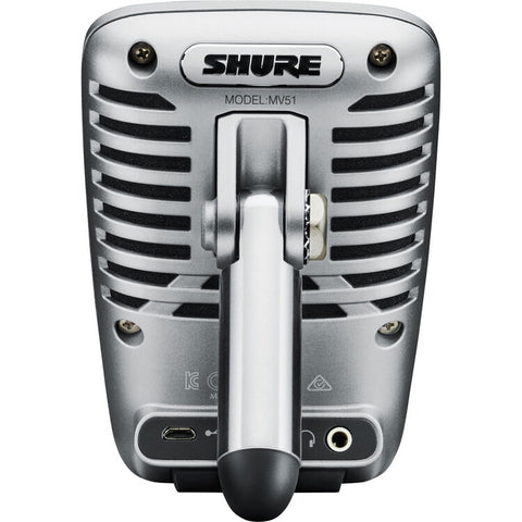 Shure MV51-DIG Large Diaphragm Condenser Microphone Professional Home Studio