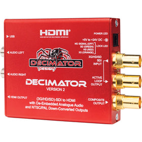 Decimator DECIMATOR 2: 3G/HD/SD-SDI to HDMI quarter left
