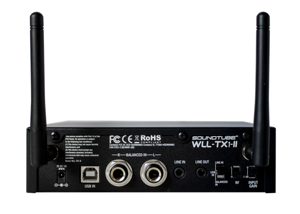 WLL-TR-1P-II SoundTube Tri-band Uncompressed Wireless WLL-TX1 Transmit