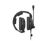 Sennheiser HMD 300 PRO, Broadcast headset with ultra-linear headphone response (dual sided, 64 ohm) and microphone (hyper-cardioid, dynamic). Includes (1) HMD 300 PRO headset and (1) wind and pop screen.  Cable sold separately