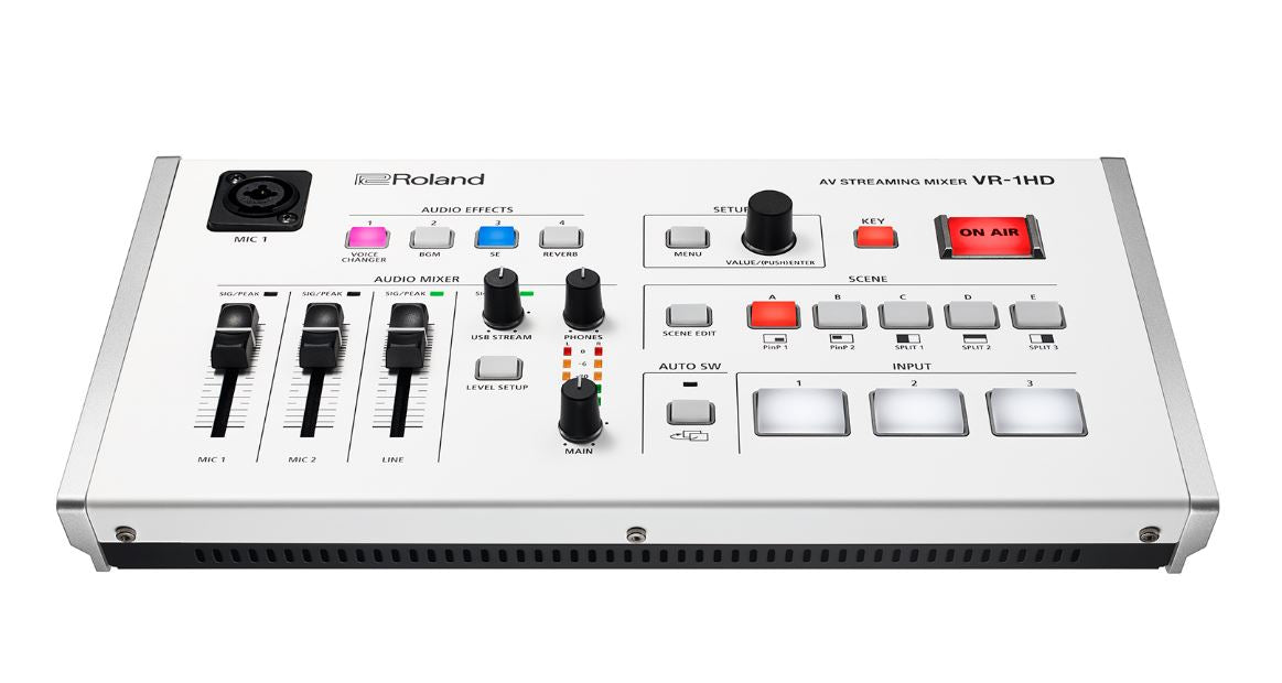 Roland VR-1HD, HD AV Mixer - 3 channel with USB Stream/Record - $225 E