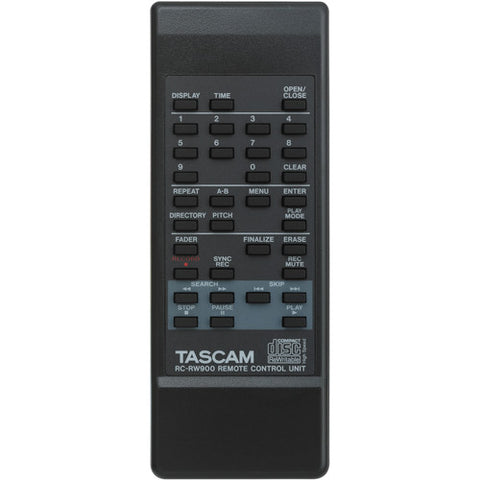Tascam CD-RW900MKII CD RECORDER remote control