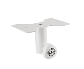 K&M 195/8 Mounting Adaptor white front view