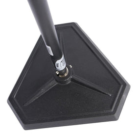 OnStage MS7625B Hex-Base Quarter-Turn Threadless Mic Stand, Black