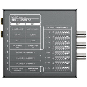 Blackmagic Design BMD-CONVMBSH4K6G Mini Converter - SDI to HDMI 6G under view