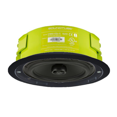 CM82-EZS-II-BK Speaker in Black open ceiling view
