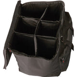 GATOR GP-40 Protector Percussion Accessory Bag / Lighting Par Can Light Bag w/ hook & loop Adjustable Divider Interior; 19"X12.5"X12.5"