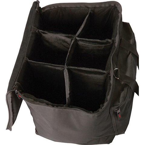 GATOR GP-40 Protector Percussion Accessory Bag / Lighting Par Can Light Bag w/ hook & loop Adjustable Divider Interior; 19