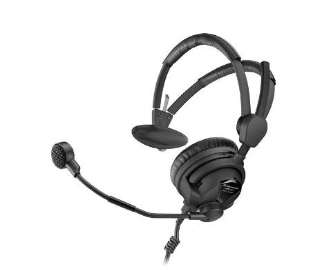 Sennheiser HMD 26-II-600-X3K1, Professional, single-sided boomset, 600 ohm, with dynamic, hyper-cardioid microphone and Cable-II-X3K1 (XLR and 1/4