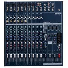 The Yamaha EMX5014C Powered audio mixer (Top View)
