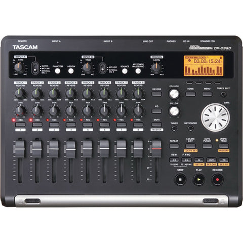 Tascam DP-03SD front top view