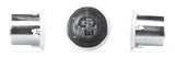 QSC AC-C6T 6.5" Two-way ceiling speaker front view inside set