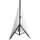 GATOR GPA-STAND-2-B (Black) / GPA-STAND-2-W (White) Speaker Stretchy cover to cover two base sides of most tripod style speaker stands