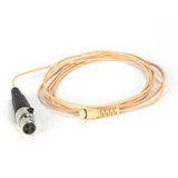 THOR HM-SEO11-T-XLR3(Tan / Brown / Black) Hammer SE-11 Single Ear Microphone 115mm Omni-Directional, Headset Adapter, w/XLR3 Connector