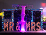 American DJ DÉCOR MR&MRS 45" IN Tall White Love Letters