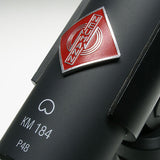 Neumann KM 185-MT (Matt Black) mic zoomed view