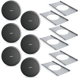 Bose FreeSpace DS 100F Contractor 6-Pack Large Flush Ceiling Speakers  6 DS Black all set