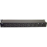 Panamax  D10-PFP, 15A Rack Power Distribution (No Surge Protection), 15A Breaker, 10 Rear Outlets, 1RU, 6Ft Cord