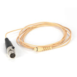THOR HM-SEO9-T-XLR3(Tan / Brown / Black) Hammer SE-9 Single Ear Microphone 90mm Omni-Directional, Headset Adapter, Tan w/XLR3 Connector