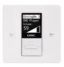 QSC MP-MFC-WH Decora® style multi-function controller for use with MP-M zone mixers white