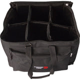 GATOR GP-40 Protector Percussion Accessory Bag / Lighting Par Can Light Bag w/ hook & loop Adjustable Divider Interior; 19"X12.5"X12.5"