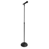 OnStage MS7201B Round Base Mic Stand (Black)