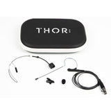 THOR HM-SEO11-T-XLR3(Tan / Brown / Black) Hammer SE-11 Single Ear Microphone 115mm Omni-Directional, Headset Adapter, w/XLR3 Connector