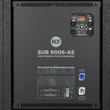 RCF SUB9006-AS rear panel view