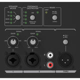 Mackie SRM550 rear panel