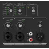 Mackie SRM650 rear panel