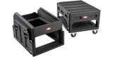 SKB 1SKB19-R1406 Mighty Gig Rig: 14U+ Top Rack, 6U Front Rack w/rear rails, Built-in pedestal