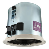 CM1001D-T-WH In Ceiling Subwoofer Kit in White front open bottom view