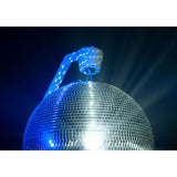 American DJ DÉCOR MBSK PAK PRO All in One Mirror Ball Lighting System w/ 20" Mirror Ball, Stand, two Battery Powered Led Pinspot w/ RGBW-Saber Spot Go and Bag