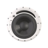 CM1001D-T-WH In Ceiling Subwoofer Kit in White front speaker view