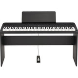 KORG B2BK (Black) / B2WH (White) 88-Key Digital Piano with Audio and MIDI USB; Free Software