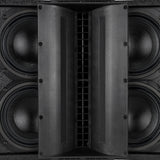 RCF HDL50-A-4K zoomed open speaker view