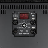 RCF SUB9006-AS knob panel open view