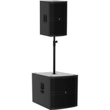 Mackie DRM212-P quarter right on pole