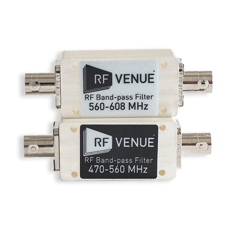 RF VENUE  Band-pass Filter 560-608 MHz on top