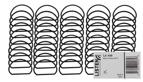 Listen Technologies	LA-448	Metal D-Rings (50 CT)