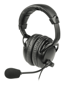 Listen Technologies LA-454 Headset 4 (Over ears Dual w/Boom Mic)
