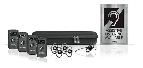 Listen Technologies LKS-4-A1 ListenTALK Portable ADA Kit