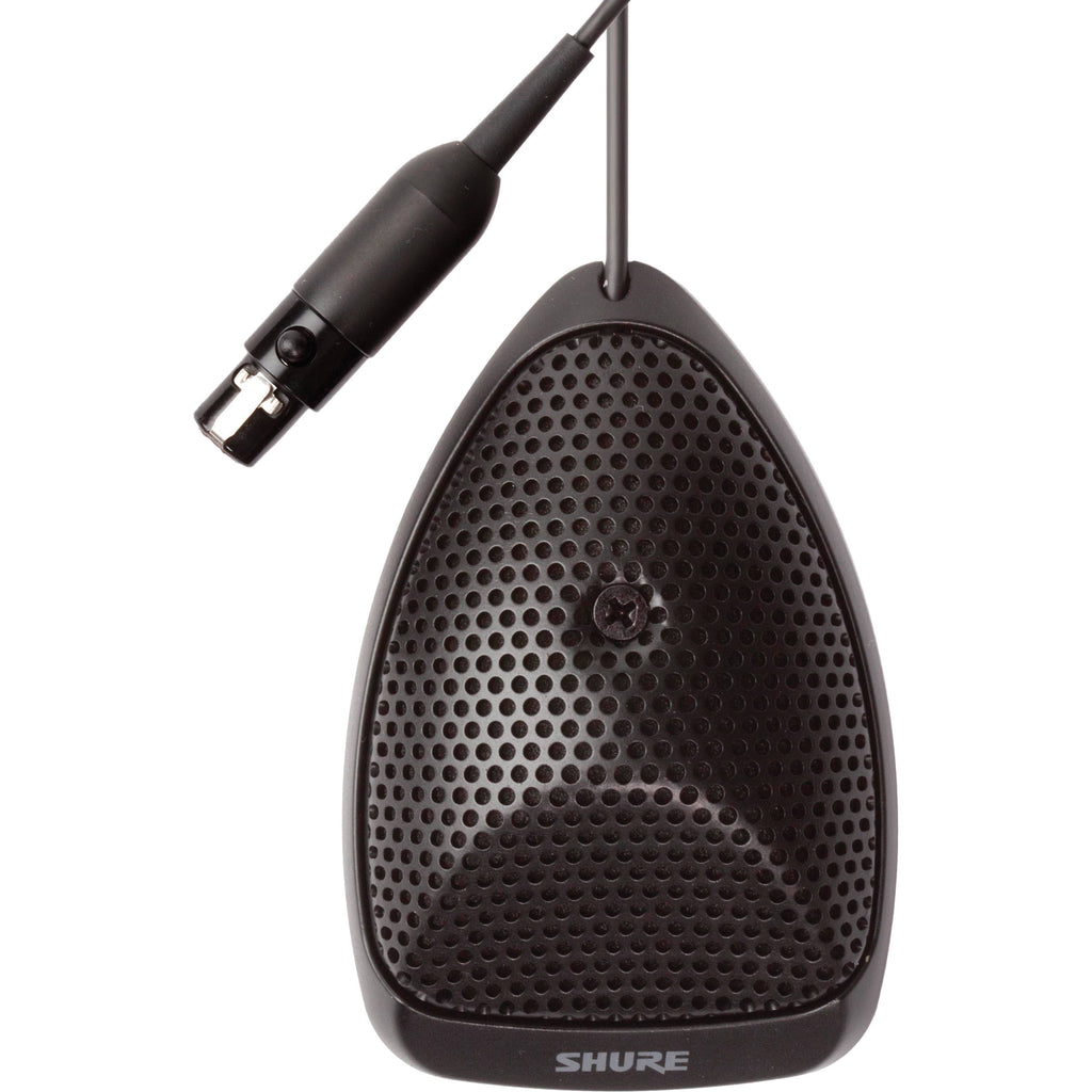 Shure MX391/C Cardioid - Miniature Black Condenser Boundary Microphone