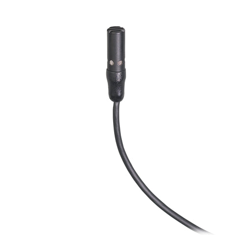 Audio Technica AT898CH, Subminiature cardioid condenser lavalier microphone terminated with cH-style screw-down 4-pin connector for use with cH-style body-pack transmitter